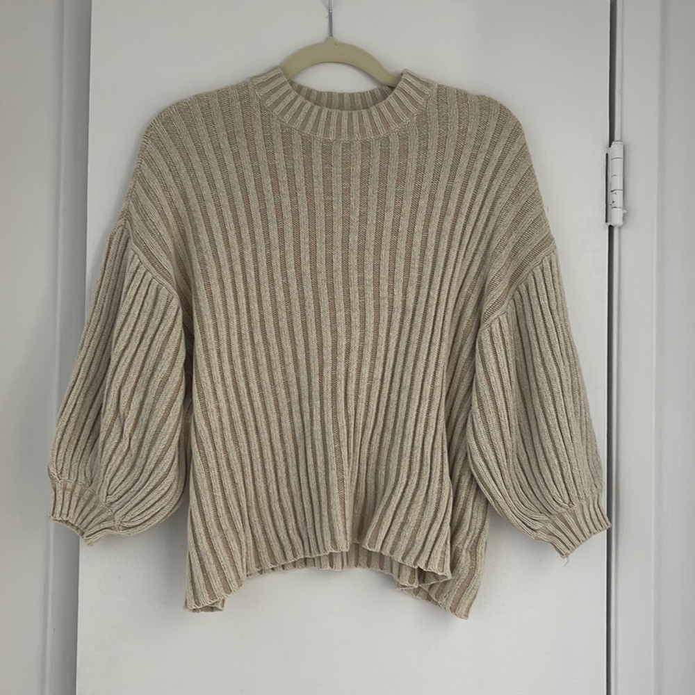 Urban Outfitters Ribbed 3/4 Sweater